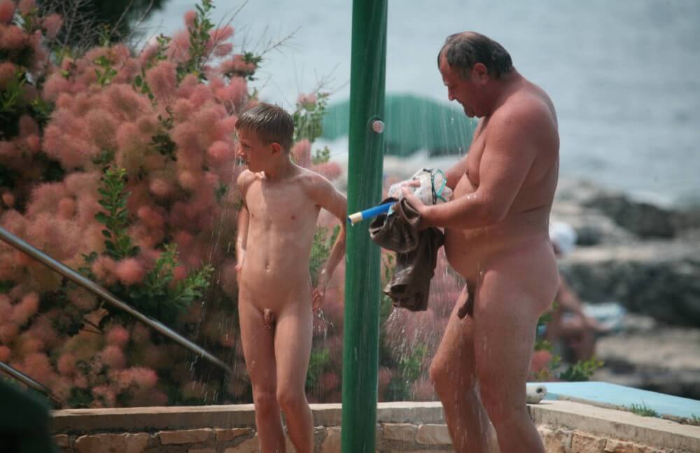 Naturist Shower Profiles pics - A love for the sun and fresh air are important values for naturists