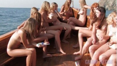 Candid HD: Nudist Boat Cruise Full HD video - Freedom is an integral part of naturism