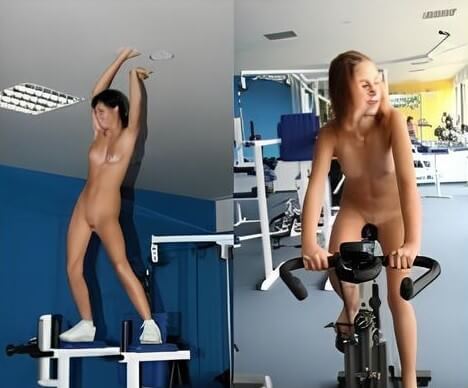 Nudists in the gym pics - People in a State of Complete Nudity