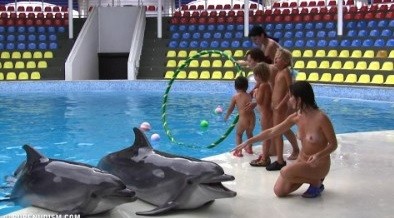 Dolphin Day Delights 1 - Getting rid of clothes