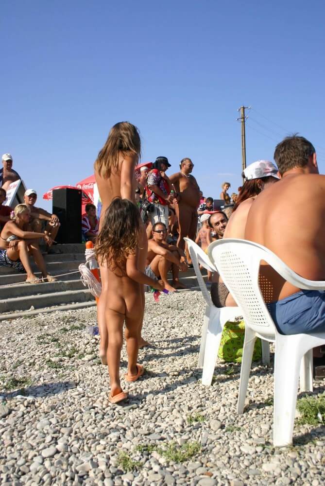 Naturist Standing Sideline - Naturists are open to new ideas and experiences