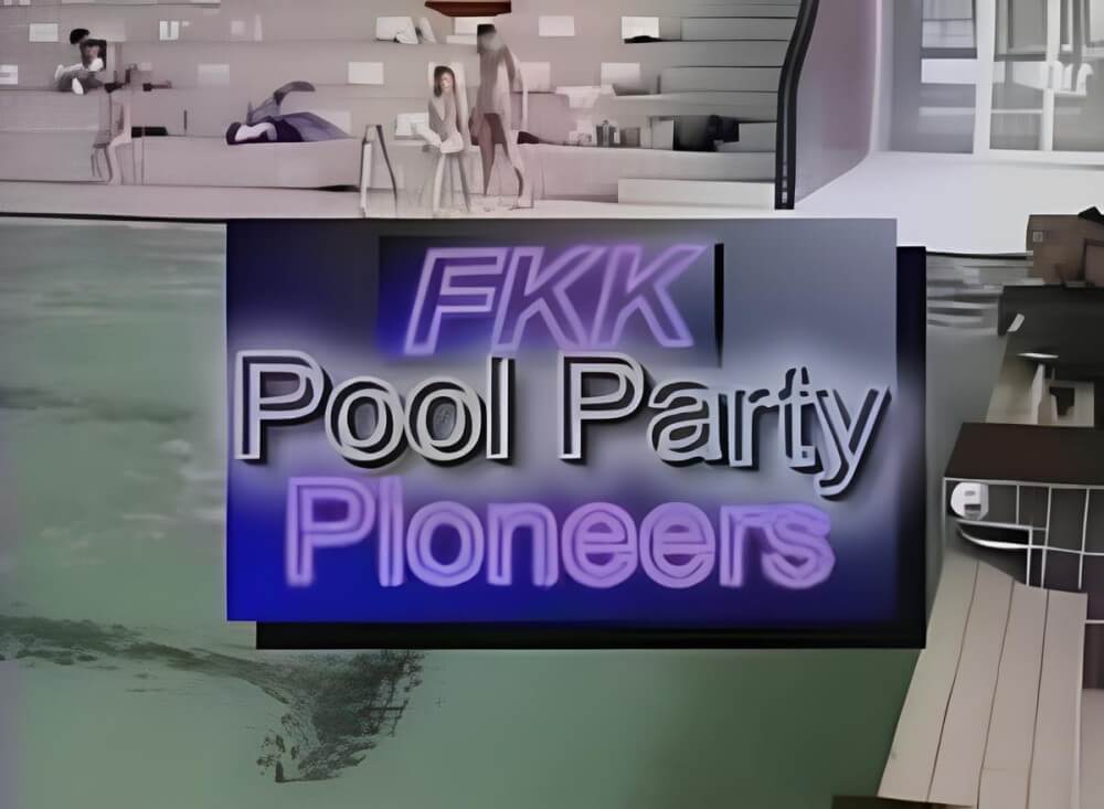 Pool Party Pioneers video - Public nudism