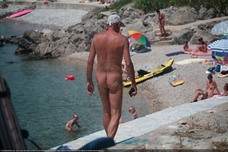 Nudist Shore Walking pics - Nudity is seen as a natural and beautiful aspect of life