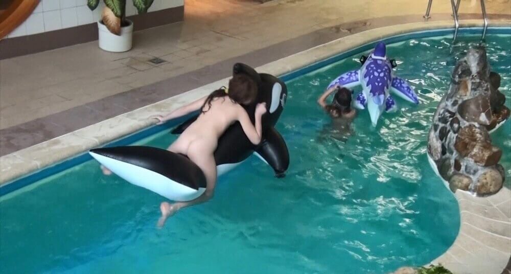 Naturism in the pool Full HD - Naturists believe in themselves and their potential