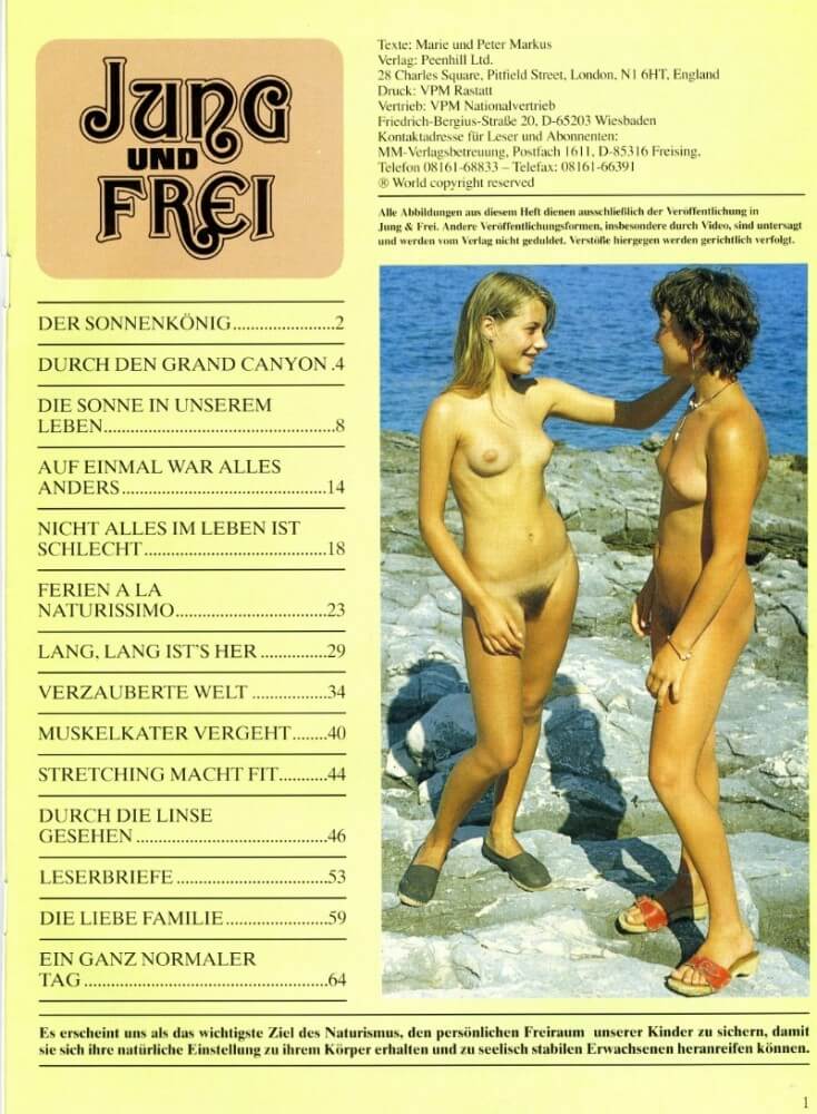 Jung und Frei Nr 76 - We have nothing against nudism per se