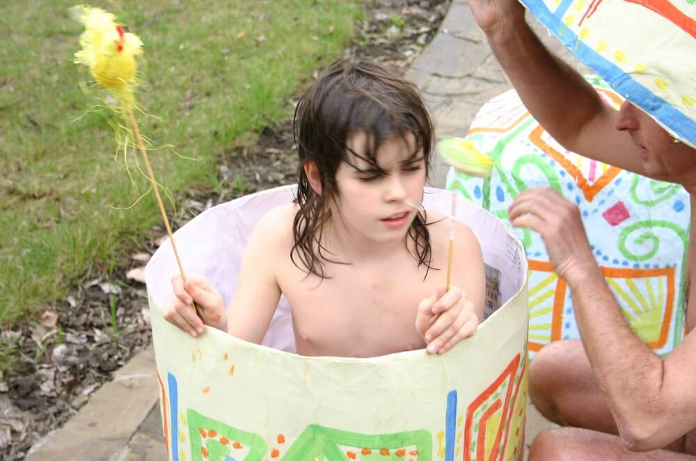 Easter 2X Eggs Outdoors photos - Nudism supports personal freedom and individuality