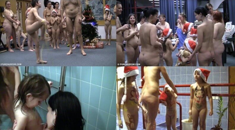 Christmas day Full HD video - Watching us naked in nature