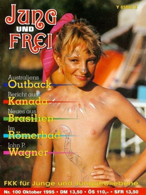 Jung und Frei Nr 100 - People come together in unity with nature to take off their clothes