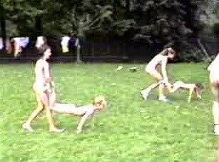 A nudist gathering at the stadium and sports - Its one thing to see nudists, but another to be a nudist yourself