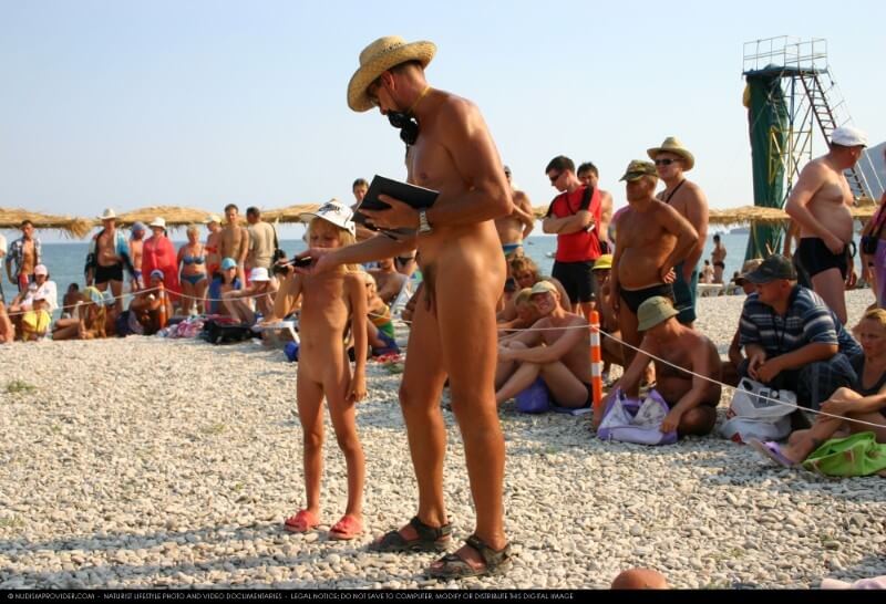 Naturist Pageant Line Up photos - Nudists strive for tolerance and respect for others