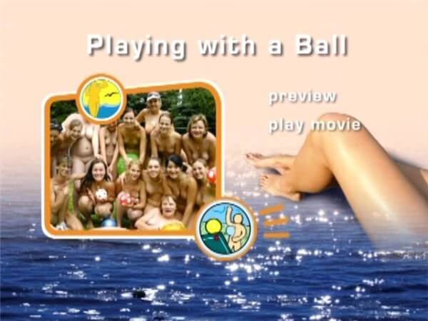 Naturist Freedom: Playing with a ball - Nudism is based on human nature