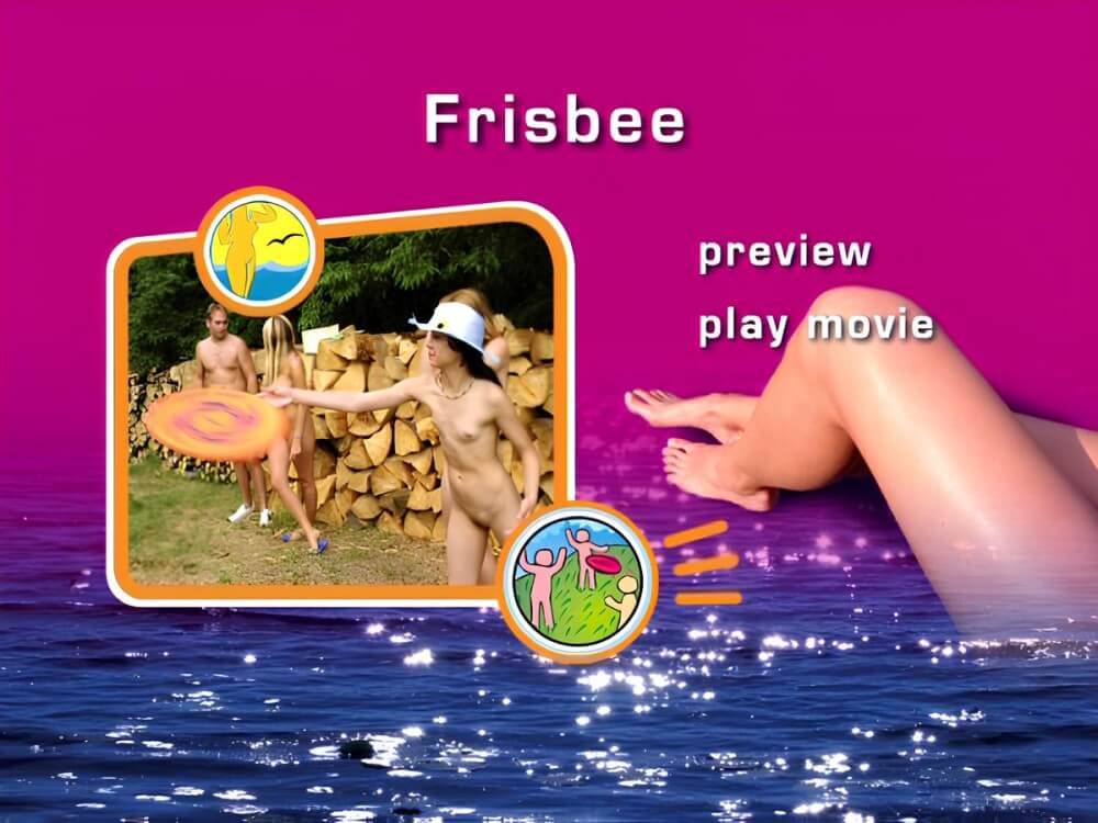 Naturist Freedom - Frisbee DVD - Naturism teaches us to appreciate the present and to be honest with ourselves and others