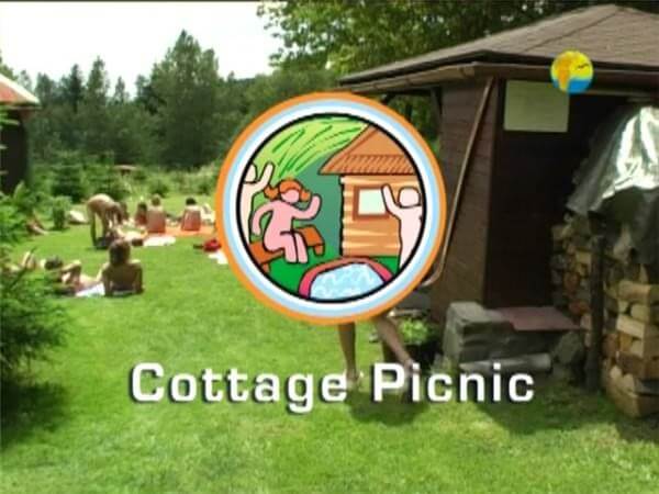 Naturist Freedom: Cottage Picnic DVD - It is a way to get closer to nature and its rhythms