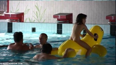 Floating On Our Rafts 1 - People seek unity with nature through naturist practices