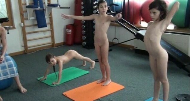 Piano, pool and tennis Full HD - The practice of nudism promotes freedom from fears and insecurities