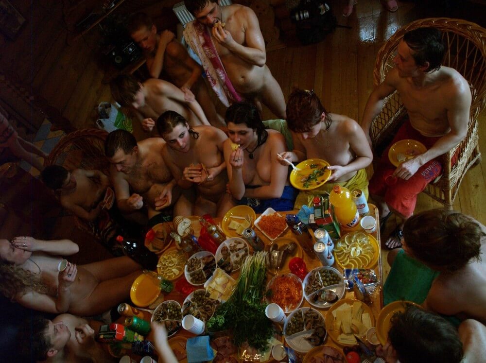 Family Valentines Dinning pics - Sincerity and openness are the foundation of the nudist and naturist lifestyle