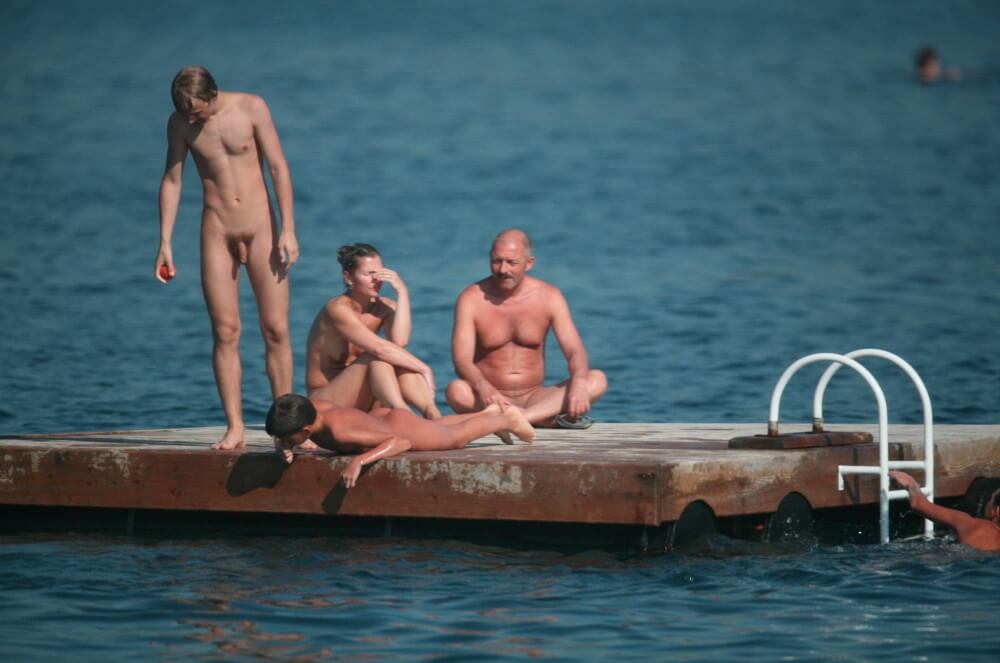 Naturist Family Water Slab pics - Living without unnecessary worries or restrictions is the essence of naturism