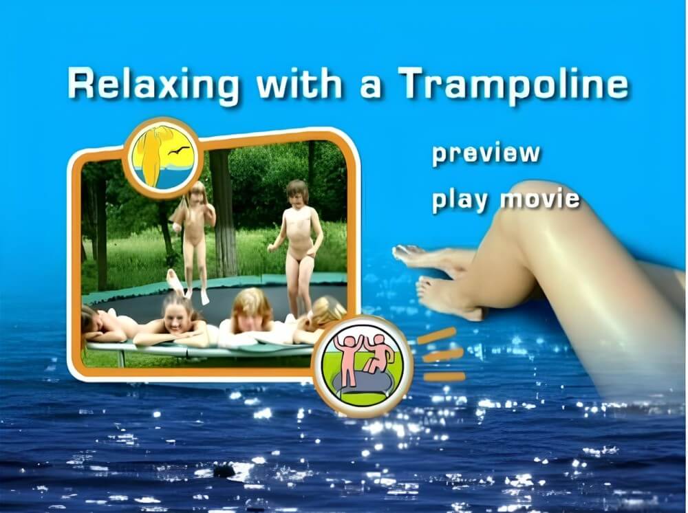 Naturist Freedom: Relaxing with a trampoline DVD - Support and mutual understanding are important in the nudism movement
