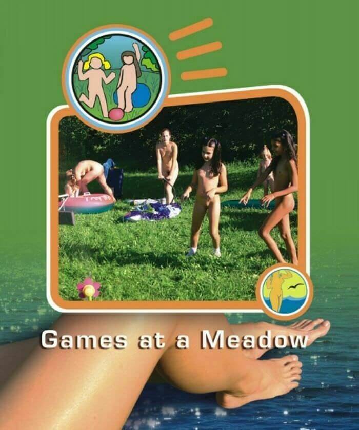Naturist Freedom: Games at a Meadow - The idea of personal freedom and self-acceptance is important in our nudist community