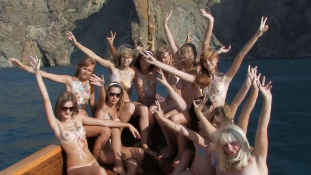 Nudist Girls Boat Cruise Full HD - In our home, we are all nudists